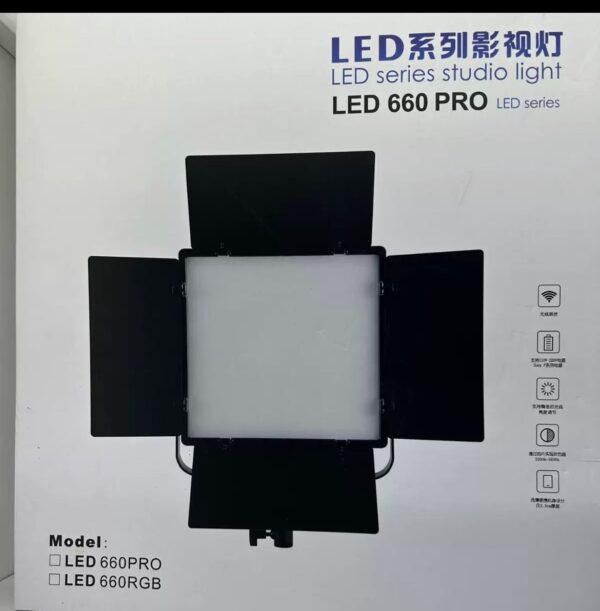 LED 660pro (Sutefoto replica) with Full Accessories